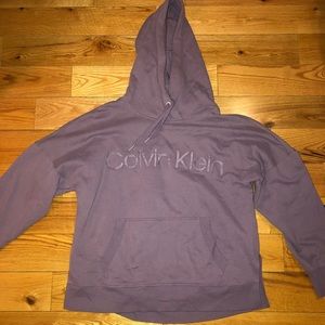 Purple Calvin Klein sweatshirt